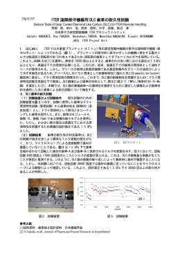 ITER 遠隔保守機器用 DLC 歯車の耐久性試験