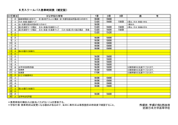 6月スクールバス発車時刻表（確定版） 作成日：平成27年5月28日 岩瀬