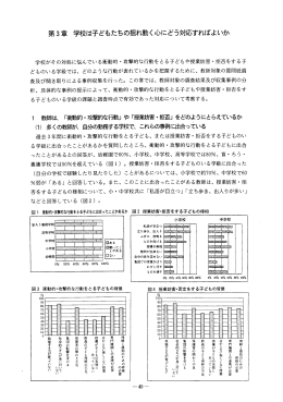 第3章 学校は子どもたちの揺れ動く心にどう対応すればよいか