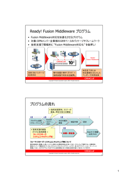 Ready! Fusion Middlewareプログラム概要