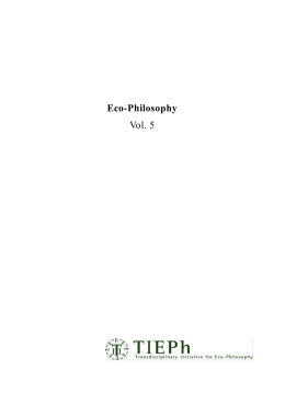 Eco-Philosophy Vol. 5
