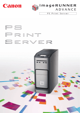 iR-ADV PS Print Server 製品カタログ