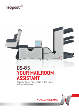 DS-85 YOUR MAILROOM ASSISTANT