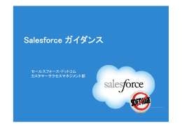 Salesforce ガイダンス