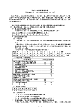平成24年度事業報告書 - 佐賀県暴力追放運動推進センター