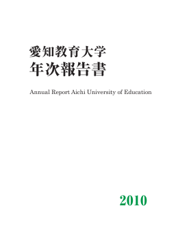 年次報告書2010 （PDF）