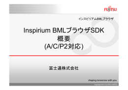 Inspirium BMLブラウザSDK概要(A/C/P2対応)