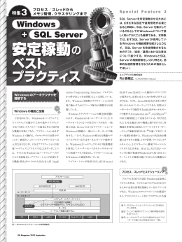 Windows+SQL Server 安定稼動のベストプラクティス