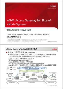 AGW: Access Gateway for Slice of vNode System