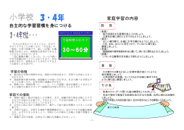 家庭学習の手引き