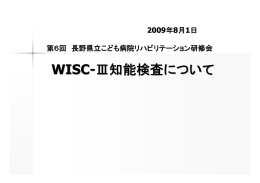 WISC-III知能検査について