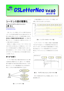Vol.60 シーケンス図の階層化 / 土屋正人