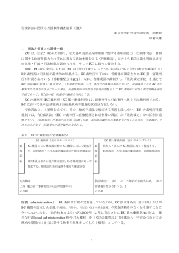 1 行政訴訟に関する外国事情調査結果（EU） 東京大学社会科学研究所