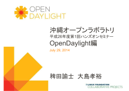 OOLセミナー OpenDayLight編