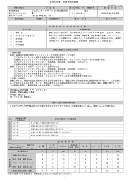 平成27年度・通年 V923-09 プロジェクトデザインⅢ(神山藍研究室)