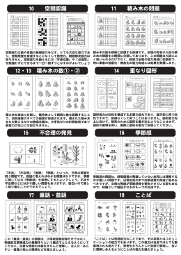 能力育成問題集案内(10-18) 2 (pdf 6.7MB)