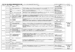 平成27年度 神奈川県認知症介護実践者研修(第4回)日程表