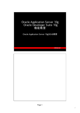 Oracle Application Server 10g(9.0.4)