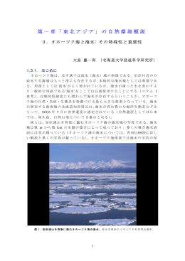 第一章「東北アジア」の自然環境概説 - 海洋・海氷動態分野