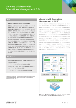 VMware vSphere with Operations Management 6.0