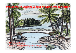 Welcome to Agishi World of Slide Presentation