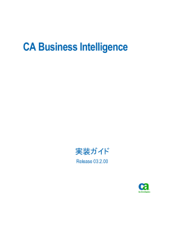 印刷版 - CA Technologies