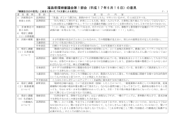 福島県環境審議会第1部会（平成17年6月16日）の意見