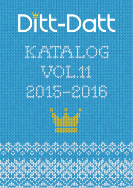 Ditt-Datt カタログ 2015-2016