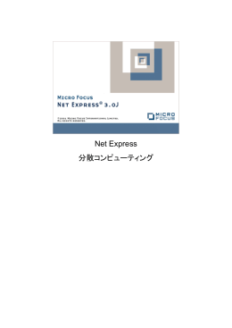 Net Express 分散コンピューティング