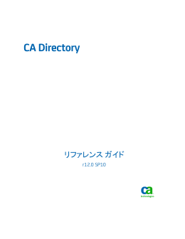 PDF のダウンロード - support CA
