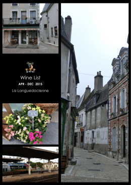 パンフレット 1 - La Languedocienneオフィシャルサイト