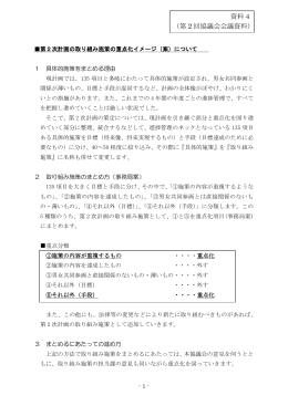 資料4（第2次柳川市男女共同参画計画の取り組み施策の重点化イメージ
