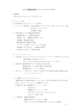 横須賀W観光キャンペーンについて（PDF/72KB ）