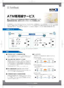 ATM専用線サービス - ソフトバンク ｜ 法人のお客様