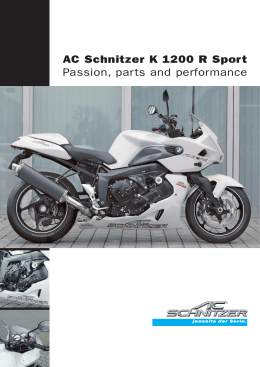 AC Schnitzer K 1200 R Sport Passion, parts and performance