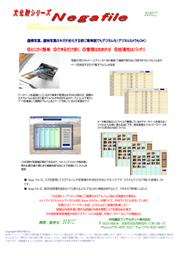 Nega File - 中村建設コンサルタント株式会社