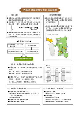 大仙市耐震改修促進計画の概要