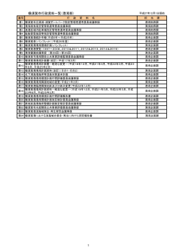 横須賀市行政資料一覧（港湾部） 1