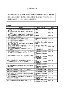 各省庁の報告書 (PDF：147.4KB)