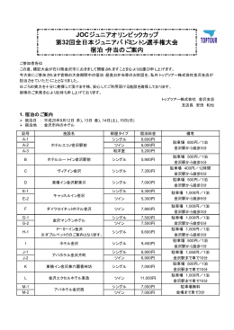 JOCジュニアオリンピックカップ 第32回全日本ジュニアバドミントン選手権