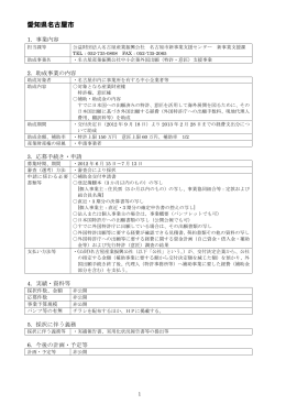 名古屋産業振興公社中小企業外国出願（特許・意匠）支援事業
