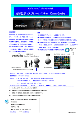 地球型ディスプレーシステム OmniGlobe