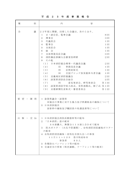 事業報告（PDF：121KB）