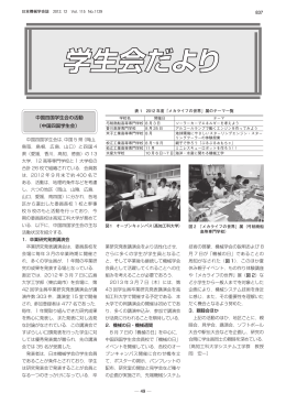 中国四国学生会 - 日本機械学会