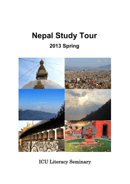 Nepal Study Tour