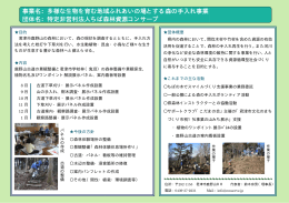NPO法人ちば森林資源ｺﾝｻｰﾌﾞ(PDF形式：191KB)