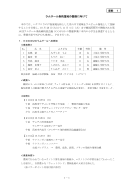 関連事業参加報告(PDF文書)