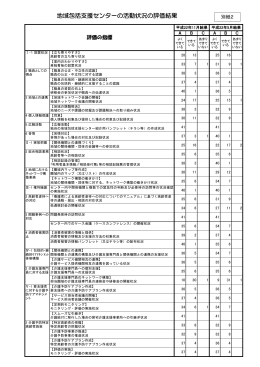 活動状況の評価について【別紙2】(PDF文書)