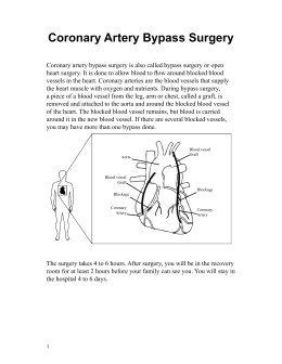 冠動脈バイパス手術 - Health Information Translations