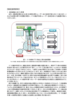 【補足説明資料】 - 日本原子力研究開発機構
